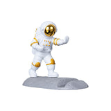Maxbell Cool Astronaut Phone Holder Children Gift Universal Home Decor Desktop Mount Aureate Style A