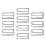 Max 10pcs Alloy Replacement Bra Strap Slide Hooks Fig 9 Lingerie Adjuster 25mm