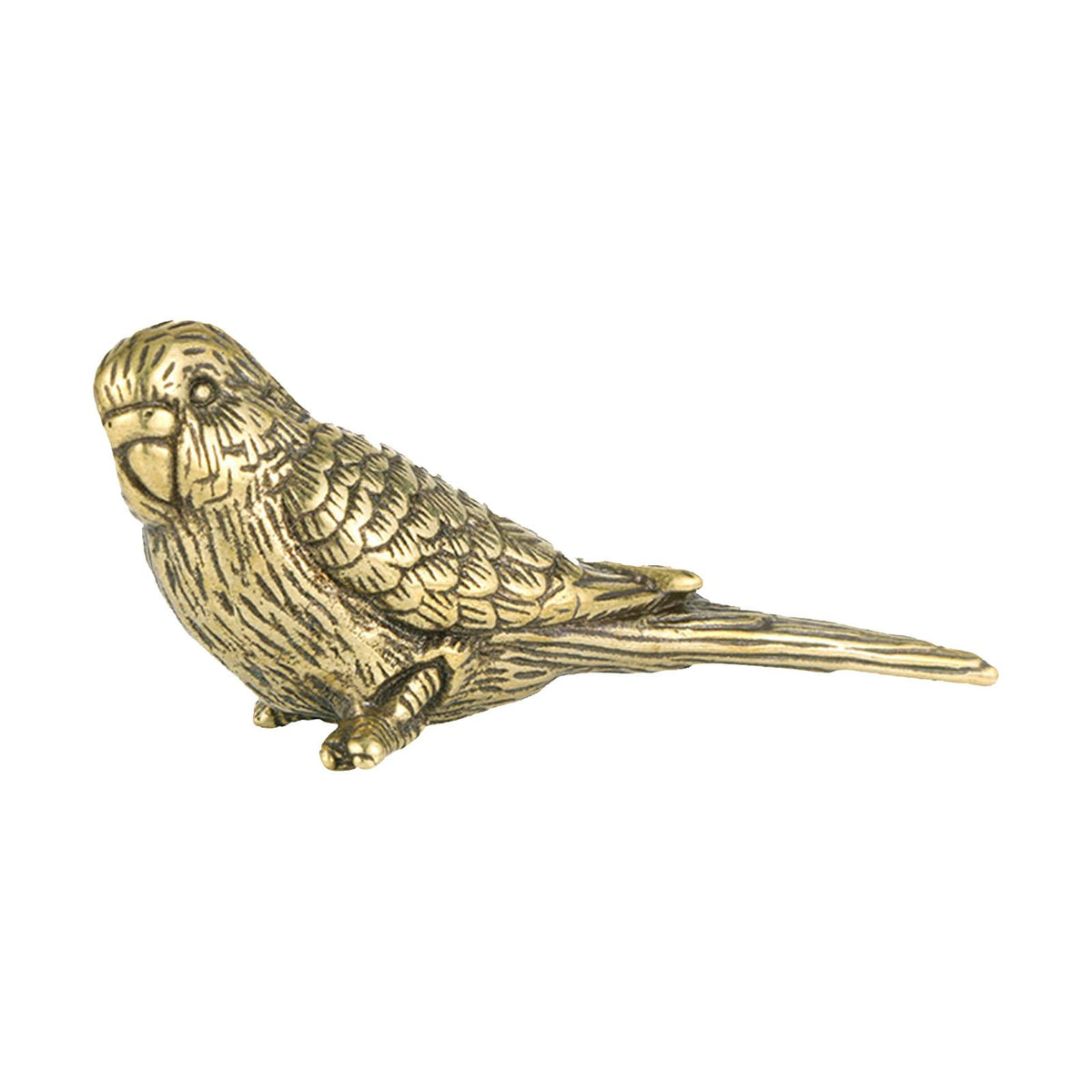 Maxbell Solid Brass Bird Statue Action Figure Desktop Office Sculpture Decor