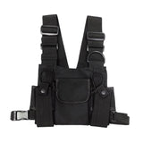 Maxbell Chest Bag Lightweight Small Purse for Shopping Outdoor Sports Traveling Black