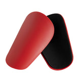 Maxbell Mini Soccer Shin Guards Protector Soccer Equipment for Children Kids Outdoor Red 10x6cm