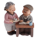 Max Lover Couple Fairy Doll House Miniatures Landscape Drinking Tea