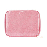 Maxbell PU Leather Watch Bands Storage Bag Tote Hold 8 Watch Straps Waterproof Pink