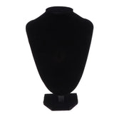 Max Velvet Necklace Pendant Display Bust Mannequin Stand Holder Rack 24*18cm