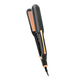 Maxbell Hair Straightener Curler Curved and Straight Hair Multifunction Women black