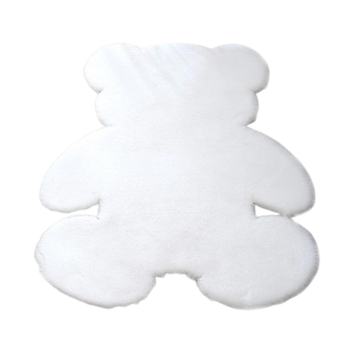 Maxbell Floor Mat Doormat Carpet Bedroom Rug Throw Rug for Decor White Medium