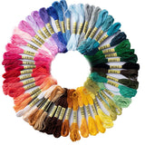 Maxbell Premium Rainbow Color Embroidery Floss Cross Stitch Threads