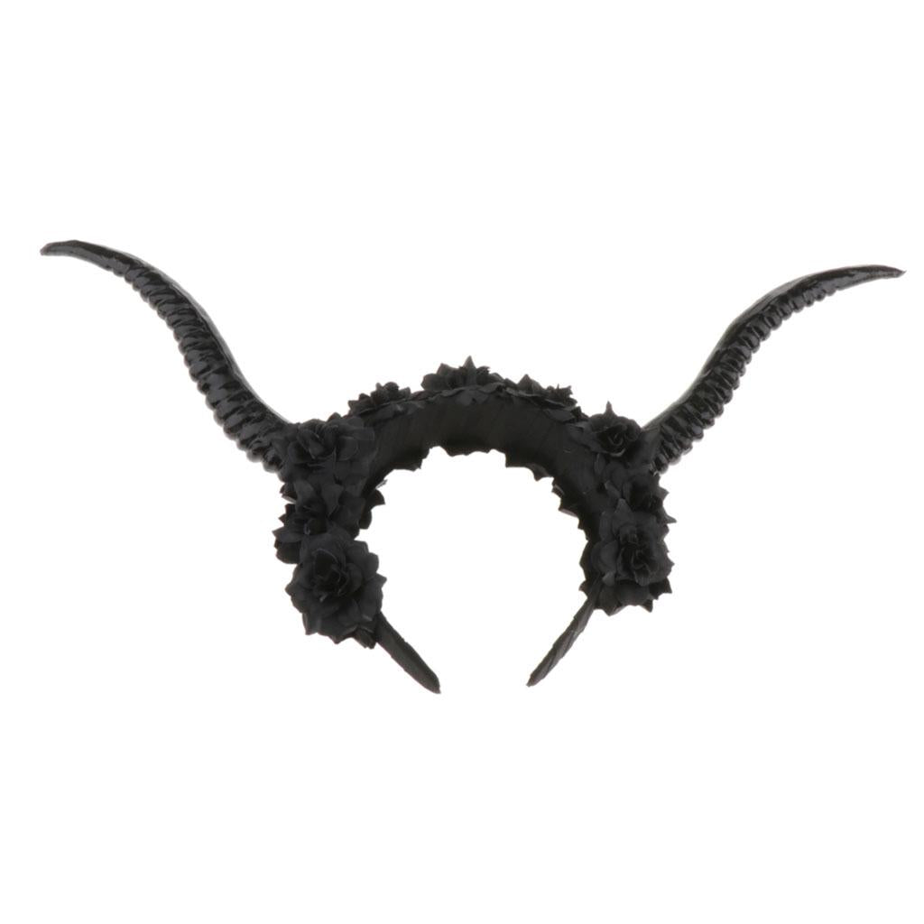 Maxbell Artificial Antelope Horns Cosplay Headband Hair Hoop DIY Hair Accessories