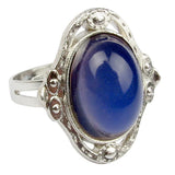 Maxbell Gypsy Boho Oval Color Change Mood Ring Emotion Feeling Changeable Adjustable Gift