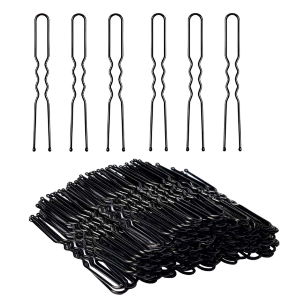 Maxbell 80pcs Curly U Shape Hair Pin Bun Hair Pins Hair Slides Updo for Women Girls