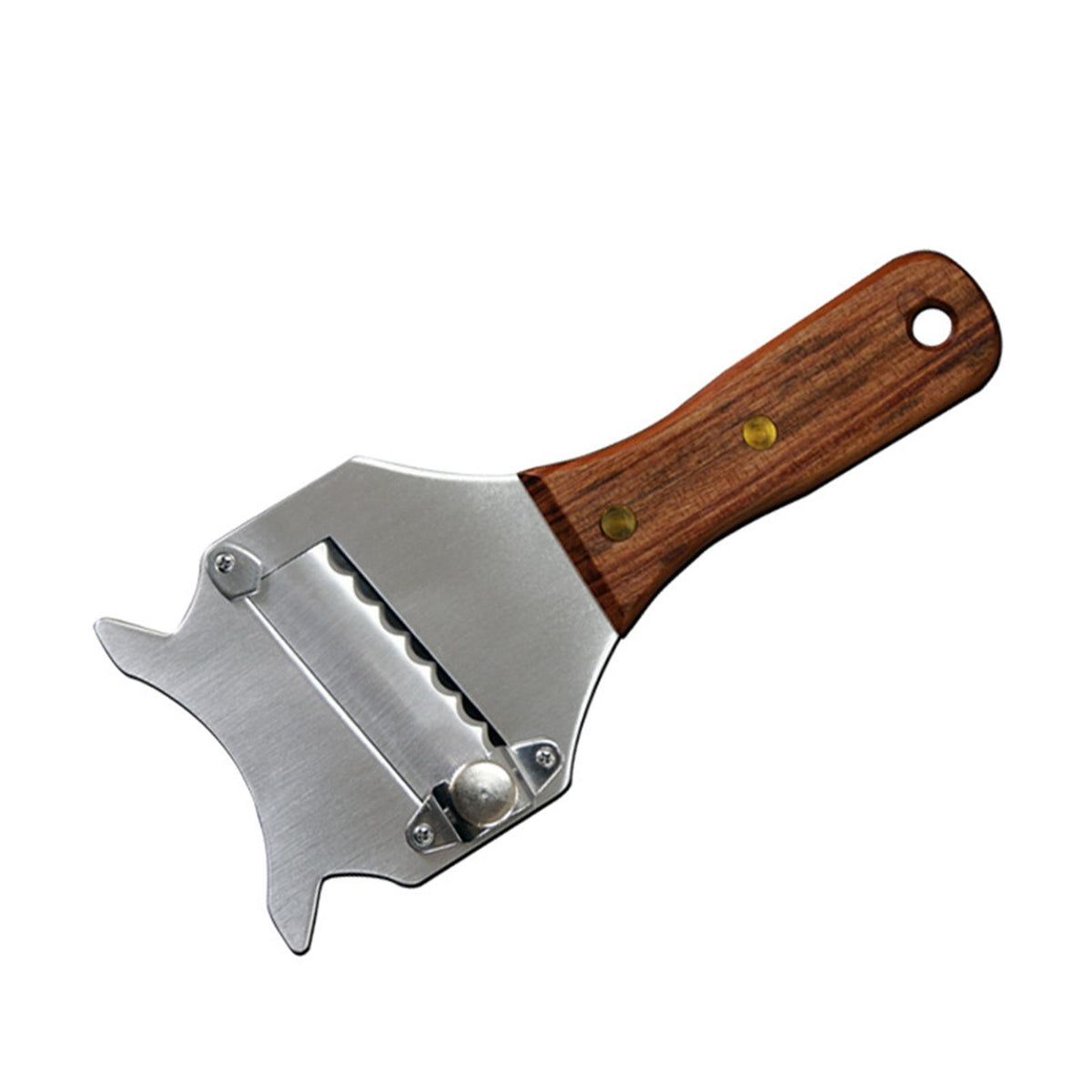 Maxbell Cheese Chocolate Slicer Utensils Kitchen Gadgets with Wood Handle Adjustable Style B