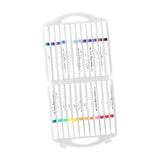 Maxbell Paint Markers Smooth Quick Drying Acrylic Paint Pens for Ceramic Canvas Wood 24 Colors