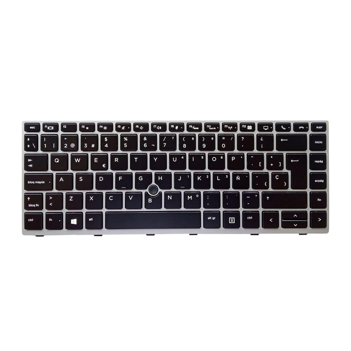 Maxbell Laptop Keyboard with Pointer for Elitebook 745 G5 840 G6 846 Spanish