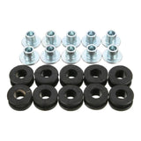 Maxbell 10x Motorcycle Rubber Grommets Bolt Pressure Relief Cushion Kit For Fairings