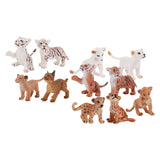Maxbell 11Pcs Simulation Animal Model Toy Mini DIY Crafts for Home Birthday Supplies