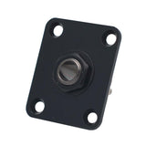 Max Square Electric Guitar Output Jack Socket Plate for LP Replacement Black