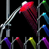 Max LED Shower Head Bathroom 7 Colors Changing Water Faucet Glow Light