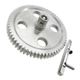 Max Metal RC Center Reduction Gear 62T for WLtoys 1/12 12428 Silver Acessories