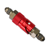 Max Maxb AN3 3AN Straight Swivel Fuel Oil Gas Line Hose End Fitting Connector Red