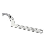 Max Chrome Vanadium Adjustable Spanner Hook Wrench Tool 32-76mm Round Head