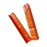 Maxbell 2Pcs Vise Jaw Pads Vice Jaw Covers Protectors for Woodworking Metal 5 Inch V Shaped