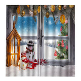 Max Christmas Living Room Bedroom Window Drapes 2 Panel Set 104x84inch B