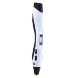 Max Maxb 3D Printing Drawing Pen Crafting Modeling PLA/ABS Filament Art Printer White