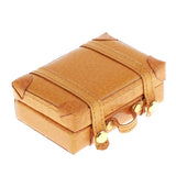 Max 1/6 Scale Dollhouse Miniature Vintage Suitcase Luggage for BJD Doll Yellow
