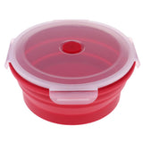 Maxbell Collapsible Silicone Camping Bowl, Food-grade and BPA-free 1200ml Red
