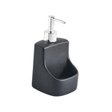 Maxbell 390ml/13oz Hand Soap Dispenser Holder with Pump for Bedroom Hotel Mouthwash Black