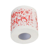 Max Merry Christmas Printed Paper Tissue Roll Home Holiday Decor Novelty Gifts
