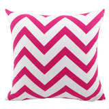 Max Canvas Stripe Printed Throw Pillow Cover Cushion Cover Pillowcase 50cm Pink - Aladdin Shoppers