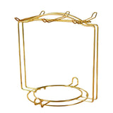 Maxbell Metal Coffee Cup Holder Organizer Rack Water Drainer for Countertop Tabletop Aureate