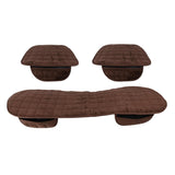Maxbell 1x Car Seat Winter Anti Slip Cushion Soft Breathable Seat Cover Supplies Brown