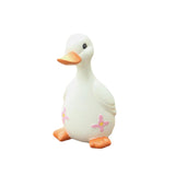 Maxbell Duck Statue Resin Creative Desktop Craft Ornament for Office Balcony Bedroom Daughter