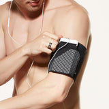 Maxbell Reflective Running Sports Armband Phone Holder Arm Wrist Belt Bag Black L