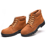 Max Safety Work Boots, Steel Toe Midsole Work Shoes Anti-Slip US8.5 EU42 UK8