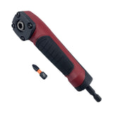 Maxbell Right Angle Adapter Accessories for Drilling or Driving in Tight Space Red
