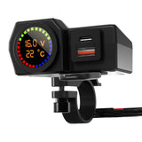Maxbell 12V-24V Motorcycle USB Phone Charger QC 3.0 Port for Smartphone Cameras