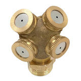 Max Brass Agricultural Misting Spray Nozzle Garden Sprinkler 0.5inch