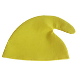 Maxbell Unisex Adult Kids Christmas Elf Hat Cloth Cap Xmas Holiday Costume Yellow