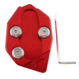 Maxbell Kickstand Side Stand Extension Pad for Yamaha T-MAX530 2008-2014 Red