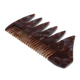 Maxbell 2 Ways Men's Oil Hair Pick Comb Salon Salon Hairdressing Styling Combs Gray