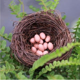 Max Handmade Vine Bird Nest House Home Nature Craft Sill Holiday Decoration 10cm