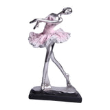 Maxbell Ballet Dancer Sculpture Ornament Artwork Collectiom for Table Living Room C