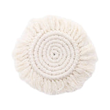 Maxbell Woven Placemats Washable Non Slip Dining Table Heat Resistant Bohemian White