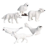 Max Maxb Miniatures Polar Animal Fairy Garden Decor Figurines Toys Micro Landscape