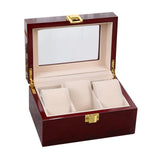 Maxbell Watch Box Organizer Premium Wooden Watch Box for Girls Women Home Decoration 3 Slot