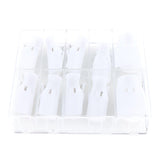 Maxbell 10pcs/set Gel Nail Polish Remover Clips Cover Soak Off Clip Cleaner Tools Feet