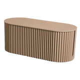 Maxbell Cable Management Box Hide Conceal Cord Organizer Box for Computer Desk Light coffee